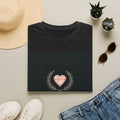 Haven & Co Heart Emblem T-Shirt — Rose Gold Gem Crest Tee